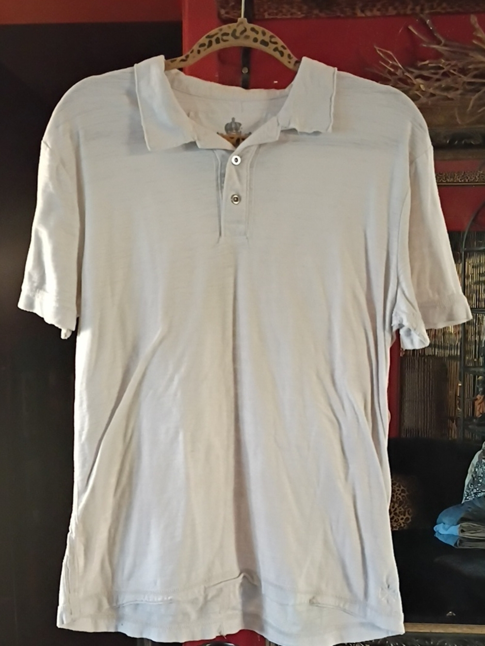 Helix Men's White Short-Sleeve Polo